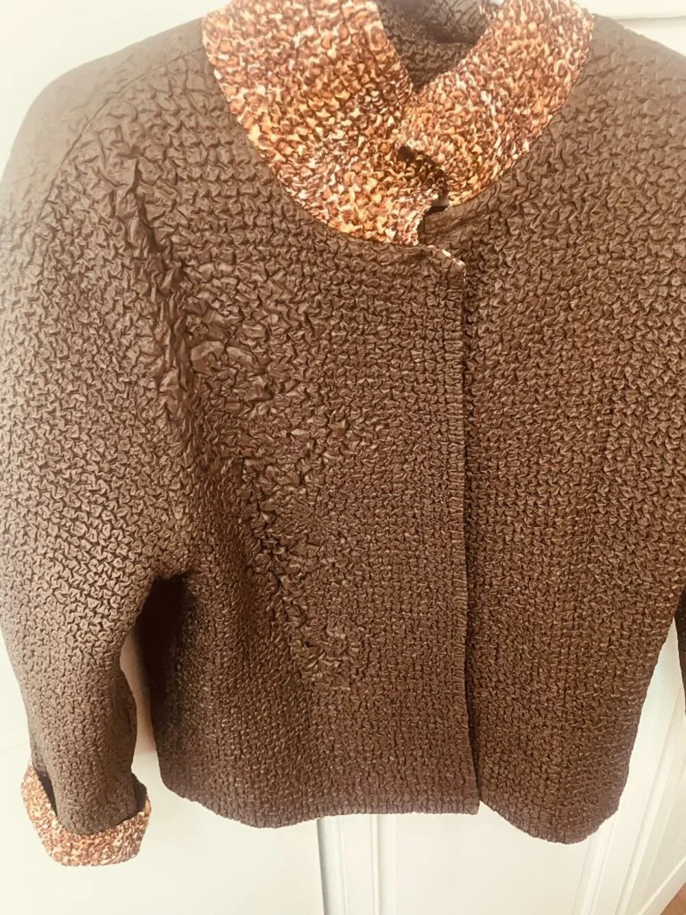 Unique Handmade Reversible lightweight jacket - Picture 5 of 7